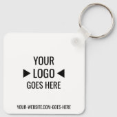 Benutzerfreundliches Firmenlogo Schlüsselanhänger (Rückseite)