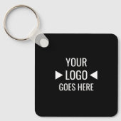 Benutzerfreundliches Firmenlogo Schlüsselanhänger (Vorderseite)