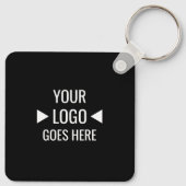 Benutzerfreundliches Firmenlogo Schlüsselanhänger (Rückseite)