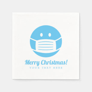 Benutzerfreundliches Weihnachtsmaske-Symbol Serviette