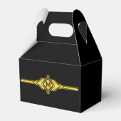 Benutzerfreundlichkeit | Monogram Gold & Black Art Geschenkschachtel (Vorderseite)