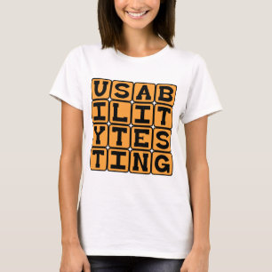 Benutzerfreundlichkeitstest, Beta-Stadium-Test T-Shirt