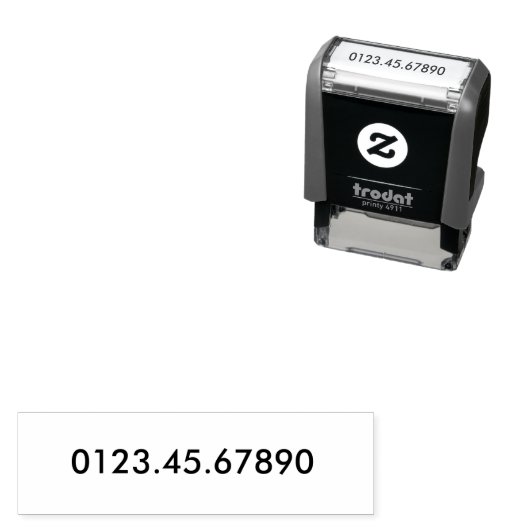 Benutzerkontonummer Permastempel (Beispiel)