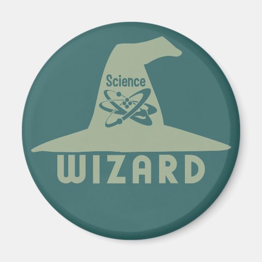 Benutzermagnet des Science Wizard Magnet (Vorne)