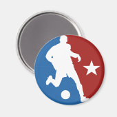 Benutzermagnet für den Fußball-Player Magnet (Vorderseite/Rückseite)