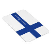 Benutzermagnet für die finnische Flagge Magnet (Rechte Seite)