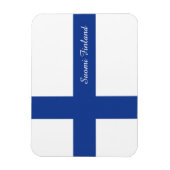 Benutzermagnet für die finnische Flagge Magnet (Vertikal)