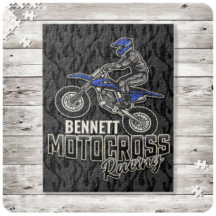 Benutzername Dirt Bike Fahrer Motocross Rennen Puzzle