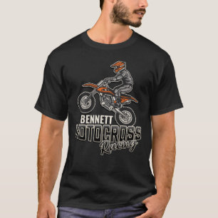 Benutzername Dirt Bike Fahrer Motocross Rennen T-Shirt