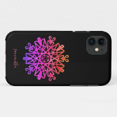 Benutzername | Rosa Lila Verziert Case-Mate iPhone Hülle (Rückseite (Horizontal))