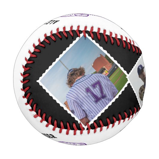 Benutzername, Spielernummer und Teamname Baseball (Vorderseite Links)