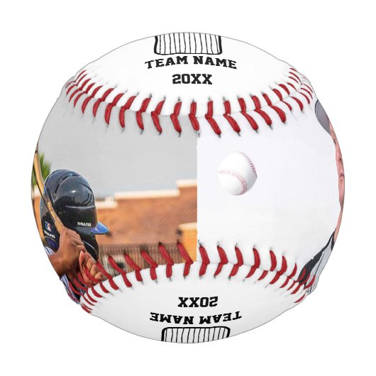 Benutzername, Spielernummer und Teamname Baseball (Vorderseite)