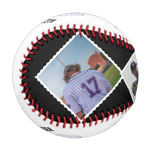 Benutzername, Spielernummer und Teamname Baseball (Vorderseite Links)