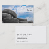 Benutzte Reifen-Visitenkarte Visitenkarte (Vorne/Hinten)