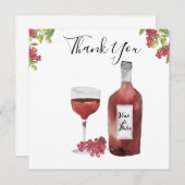 Benvenuti Italia Wedding Dankeskarten Einladung (Vorne/Hinten)