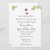 Benvenuti Italia Wedding Einladung (Vorne/Hinten)