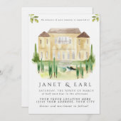 Benvenuti Italia Wedding Einladungen (Vorne/Hinten)