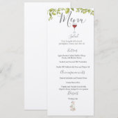 Benvenuti Italia Wedding Menu Save The Date (Vorne/Hinten)