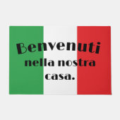 Benvenuti Nella Nostra Casa Flag Italien Fußmatte (Vorderseite)