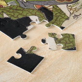 Benzaiten Göttin der Schönheit auf Drachenkunst si Puzzle (Seite)