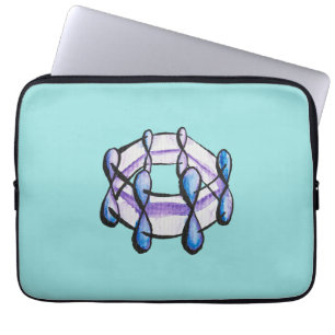 Benzene Molecule Bio Chemie Student Lehrer Laptopschutzhülle