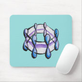Benzene Molecule Bio Chemie Student Lehrer Mousepad (Mit Mouse)