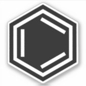 BENZENE RING SYMBOL AUFKLEBER (Vorderseite)