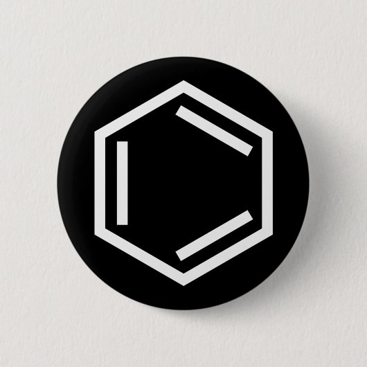BENZENE RING SYMBOL BUTTON (Vorderseite)