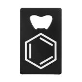 BENZENE RING SYMBOL GELDBEUTEL FLASCHENÖFFNER (Vorderseite)