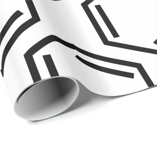 BENZENE RING SYMBOL GESCHENKPAPIER (Rolleneckpunkt)