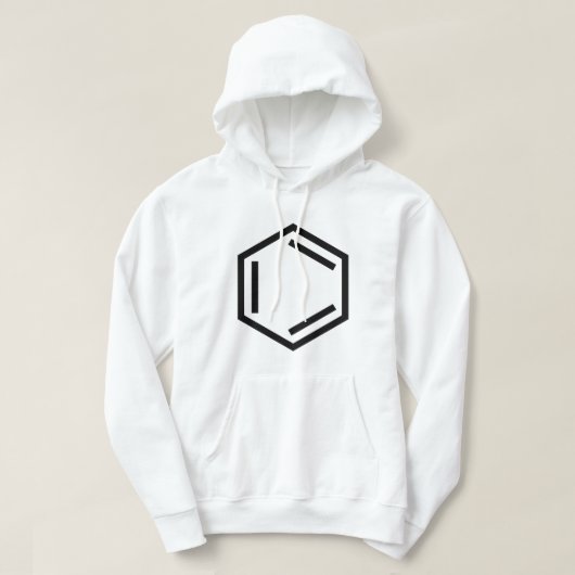 BENZENE RING SYMBOL HOODIE (Design vorne)
