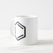 BENZENE RING SYMBOL KAFFEETASSE (Vorderseite Links)