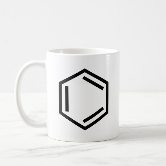BENZENE RING SYMBOL KAFFEETASSE (Links)