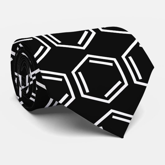 BENZENE RING SYMBOL KRAWATTE (Gerollt)
