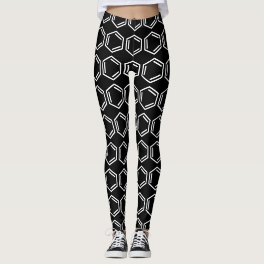 BENZENE RING SYMBOL LEGGINGS (Vorderseite)