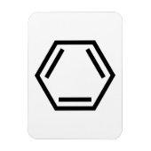 BENZENE RING SYMBOL MAGNET (Vertikal)