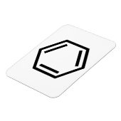 BENZENE RING SYMBOL MAGNET (Linke Seite)