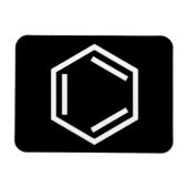 BENZENE RING SYMBOL MAGNET (Horizontal)