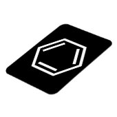 BENZENE RING SYMBOL MAGNET (Linke Seite)