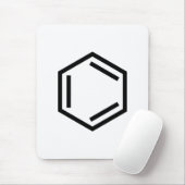 BENZENE RING SYMBOL MOUSEPAD (Mit Mouse)