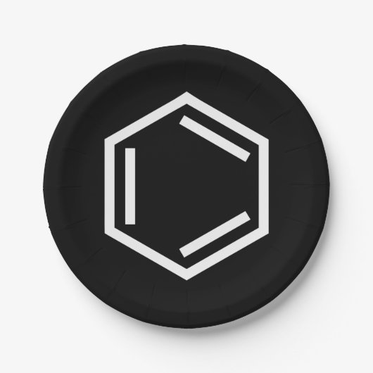 BENZENE RING SYMBOL PAPPTELLER (Vorderseite)
