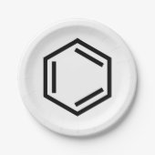 BENZENE RING SYMBOL PAPPTELLER (Vorderseite)