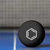 BENZENE RING SYMBOL PONG BALL TISCHTENNISBALL (Netto)