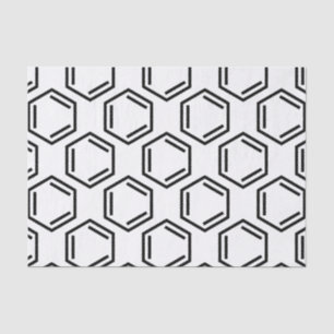BENZENE RING SYMBOL SEIDENPAPIER