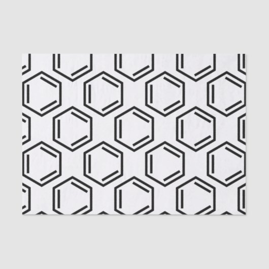 BENZENE RING SYMBOL SEIDENPAPIER (Vorderseite)