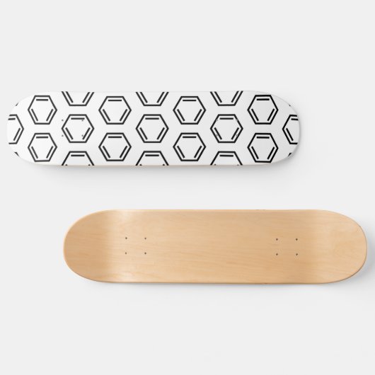 BENZENE RING SYMBOL SKATEBOARD (Horizontal)