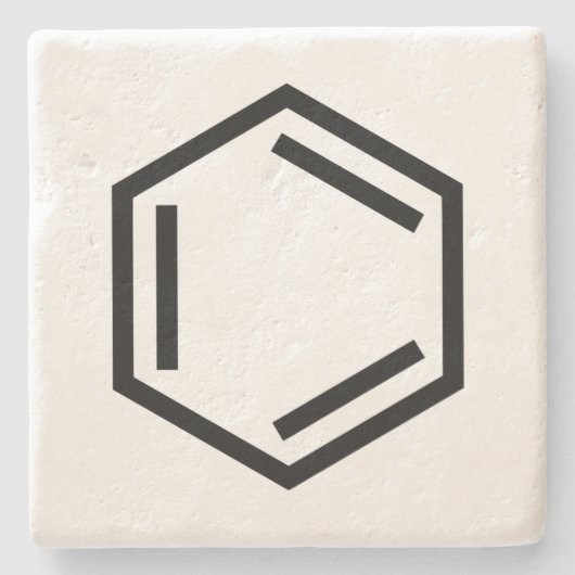 BENZENE RING SYMBOL STEINUNTERSETZER (Vorderseite)