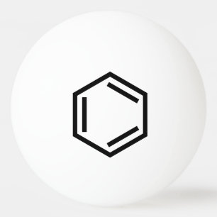 BENZENE RING SYMBOL TISCHTENNISBALL