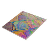 Benzin auf Pflastersteinen Fliese (Seite)