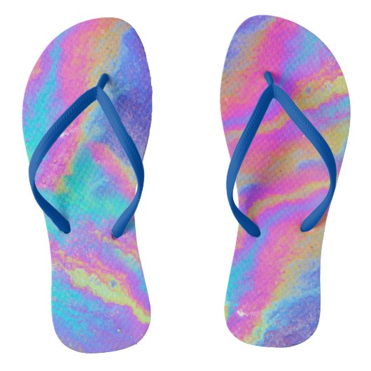 Benzin bei Flip Flops Badesandalen (Fußbett)